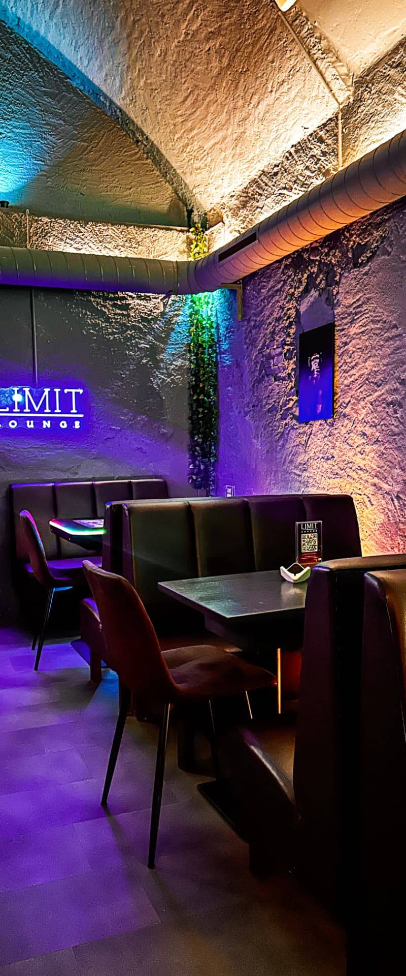 Sitzbereich im Gewölbe - Limit Lounge Uster